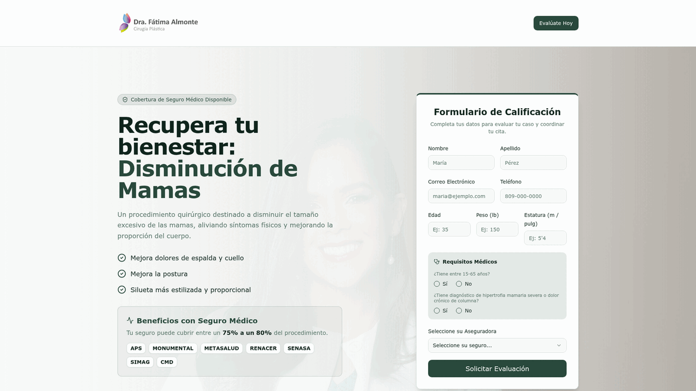 Evaluación — Dra. Fátima Almonte